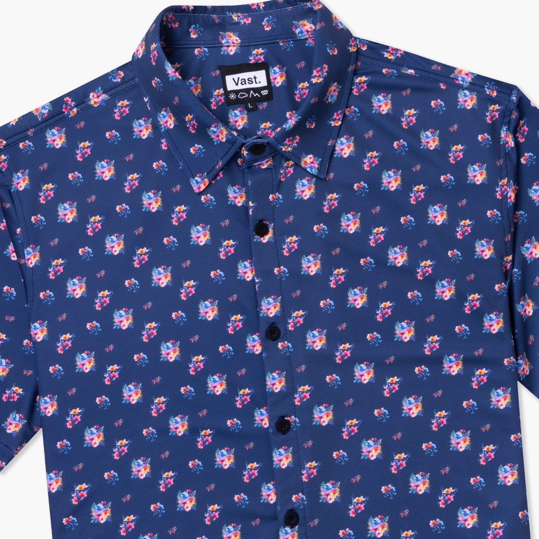 Aqua Terra Multi Floral Tech Button Up