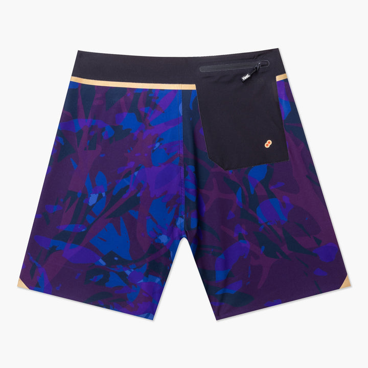 Translucent Foliage Gold Boardshort