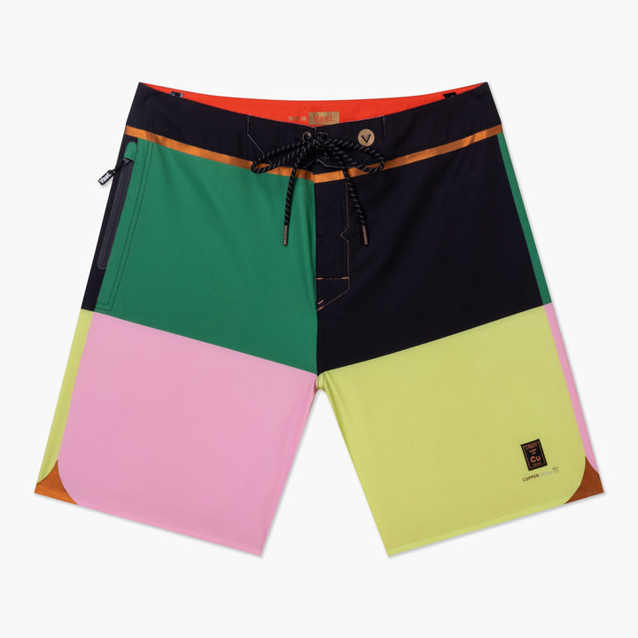 Color Blocks 4 Copper Boardshort