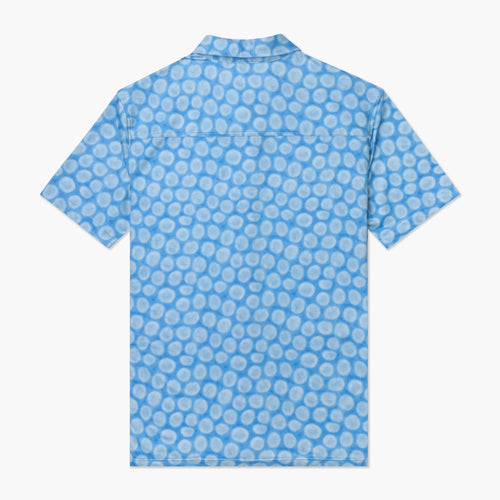 Aqua Terra Mid Century Modern Tech Button Up