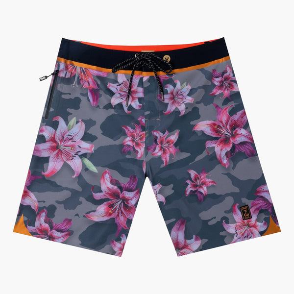 Floral Blend Camo Copper Boardshort