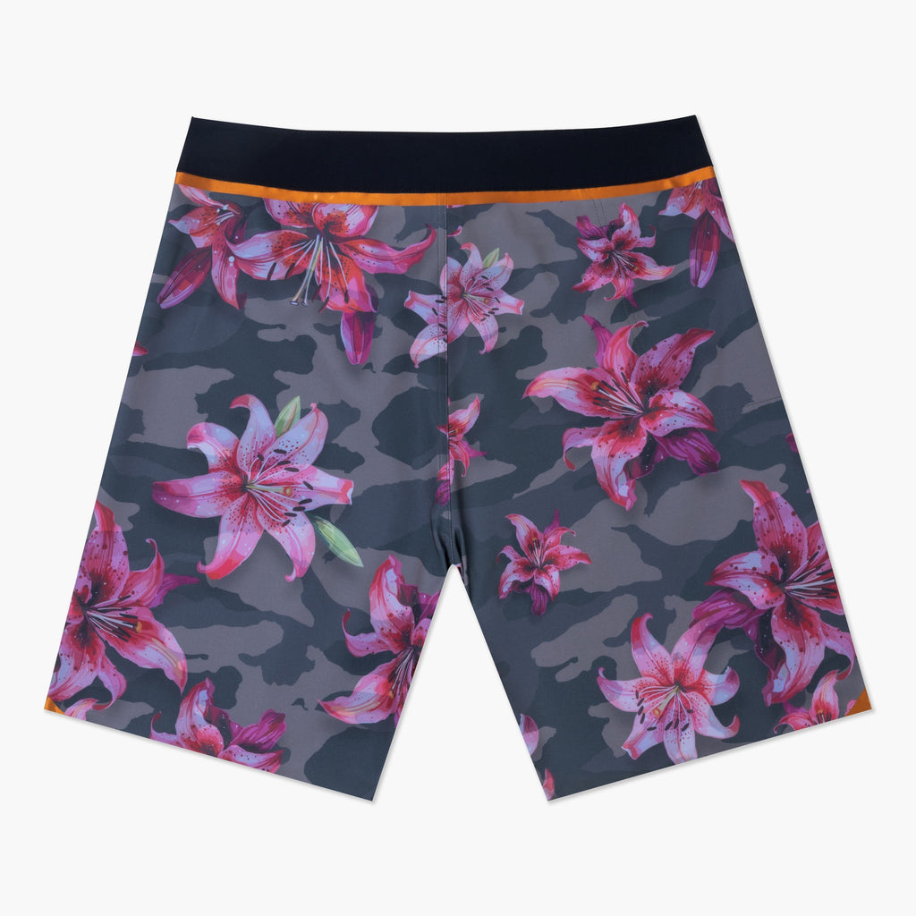 Floral Blend Camo Copper Boardshort