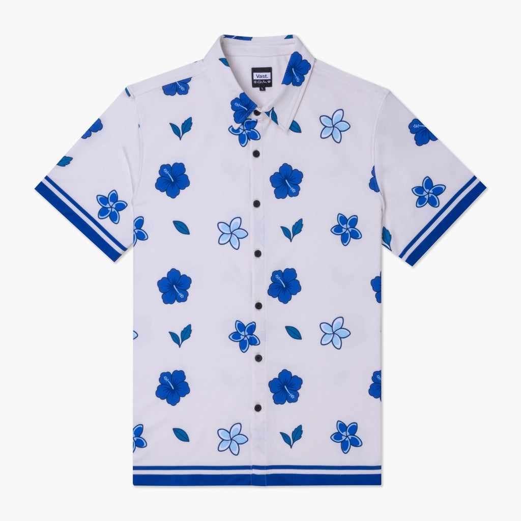 Aqua Terra Floral Dream Tech Button Up