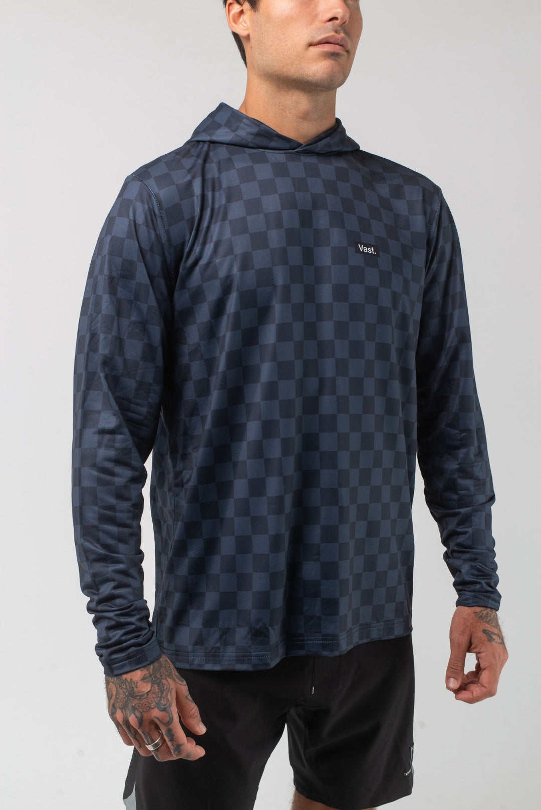 Aqua Terra Lite Check Check Tech Daily Hoodie