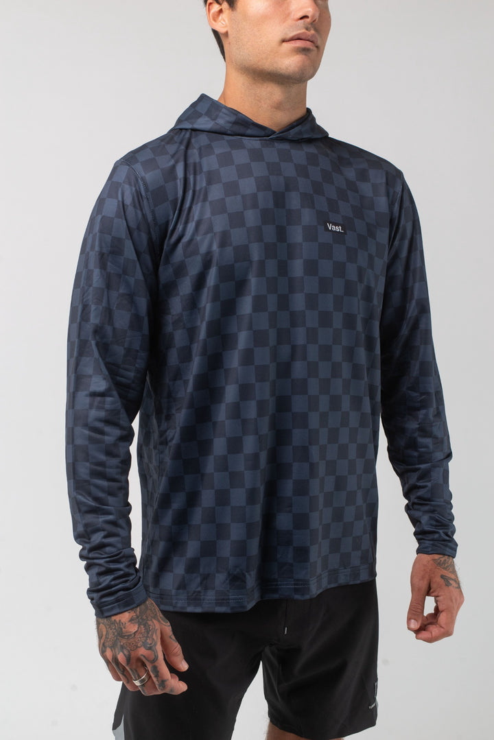 Aqua Terra Lite Check Check Tech Daily Hoodie