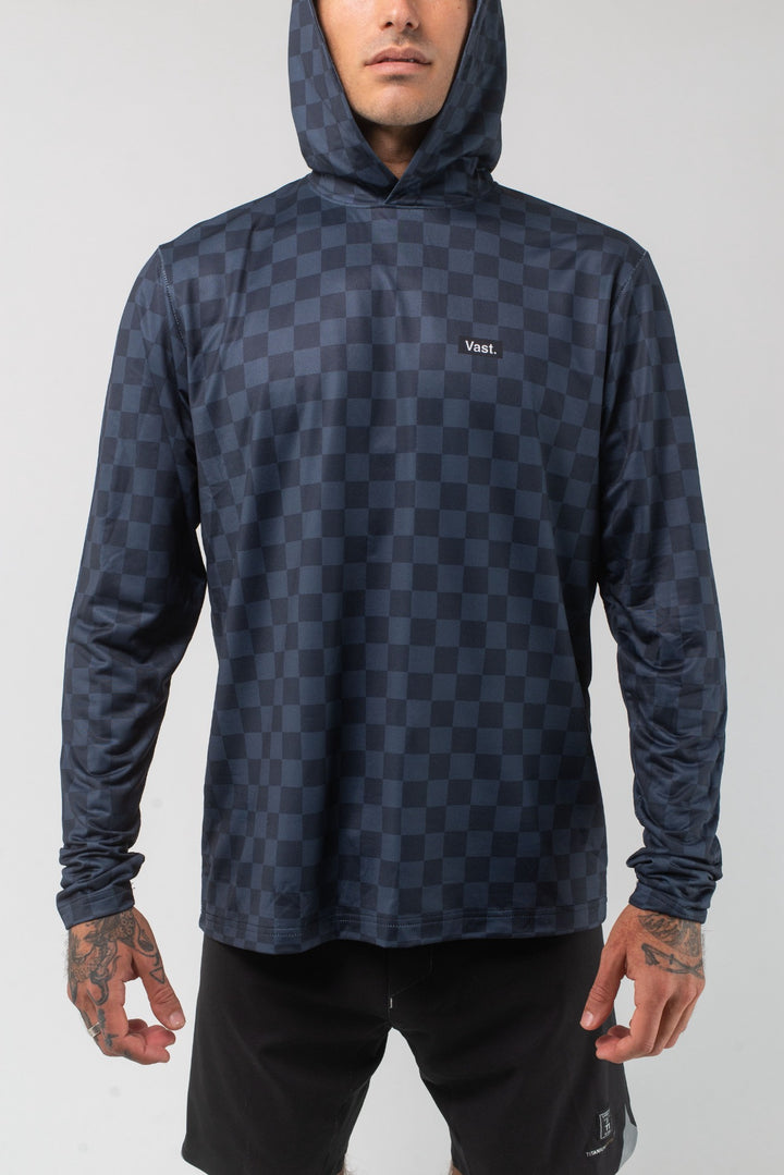 Aqua Terra Lite Check Check Tech Daily Hoodie