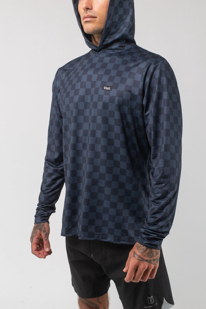 Aqua Terra Lite Check Check Tech Daily Hoodie