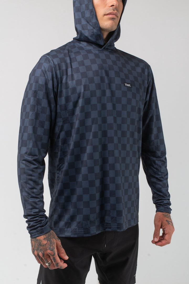 Aqua Terra Lite Check Check Tech Daily Hoodie