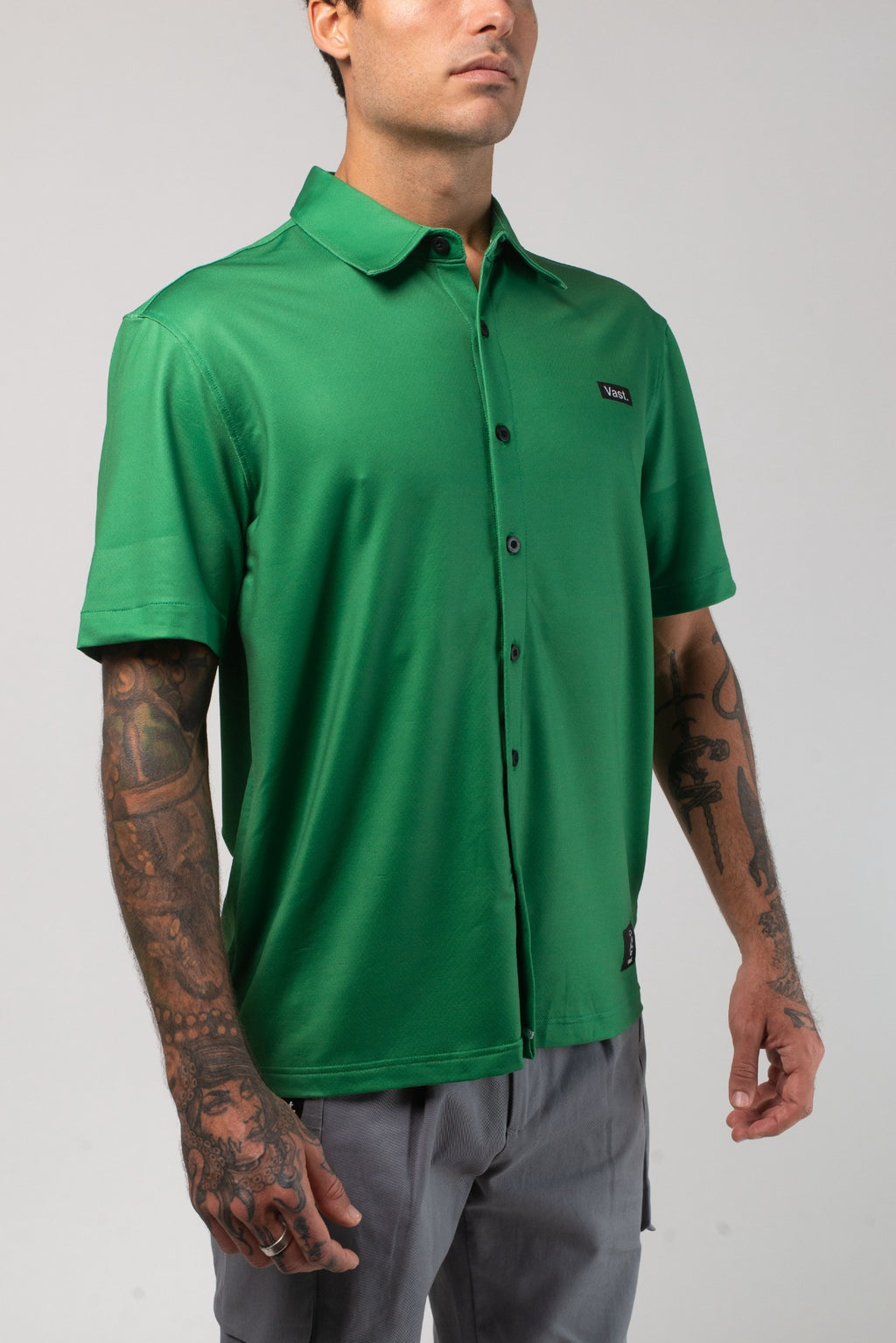 Aqua Terra Tech Button Up