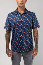 Aqua Terra Multi Floral Tech Button Up