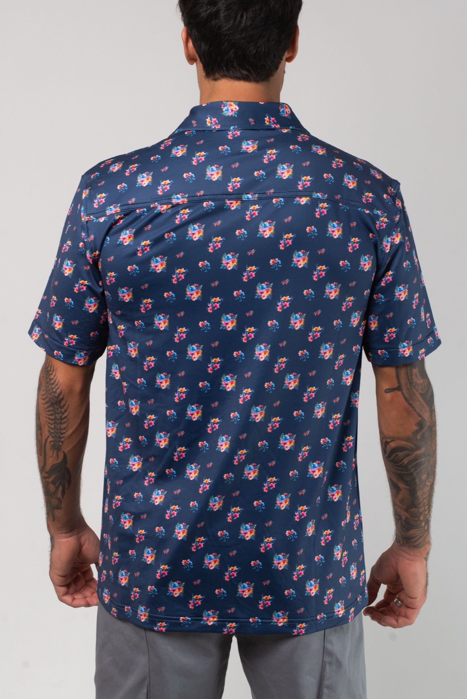 Aqua Terra Multi Floral Tech Button Up