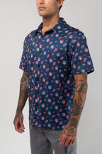 Aqua Terra Multi Floral Tech Button Up