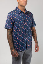Aqua Terra Multi Floral Tech Button Up