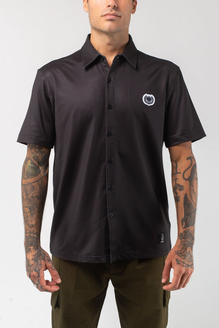Aqua Terra Night Shade Tech Button Up