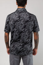 Aqua Terra Midnight Camo Tech Button Up