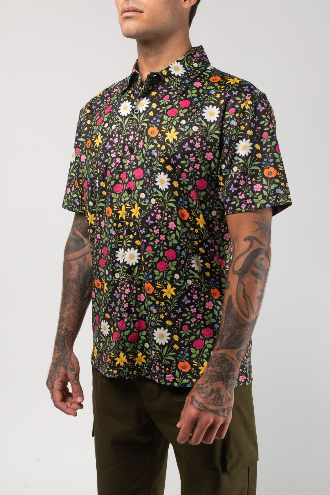 Aqua Terra Scritti Poltti Tech Button Up