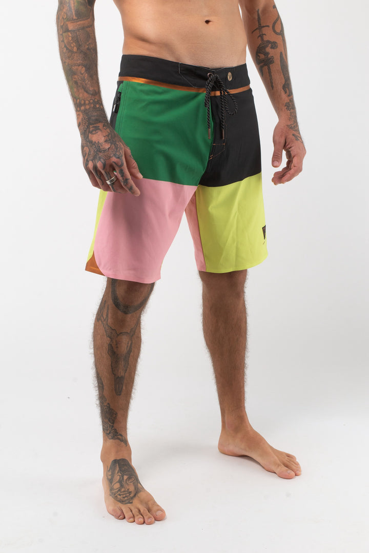 Color Blocks 4 Copper Boardshort