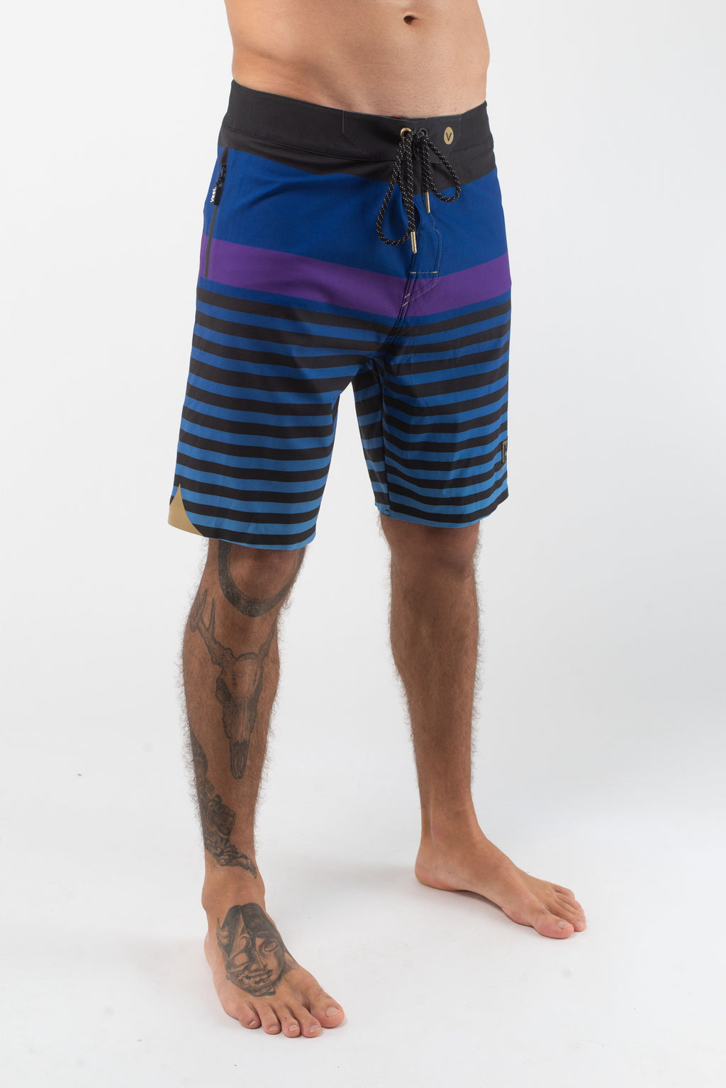 Horie Stripes Gold Boardshort