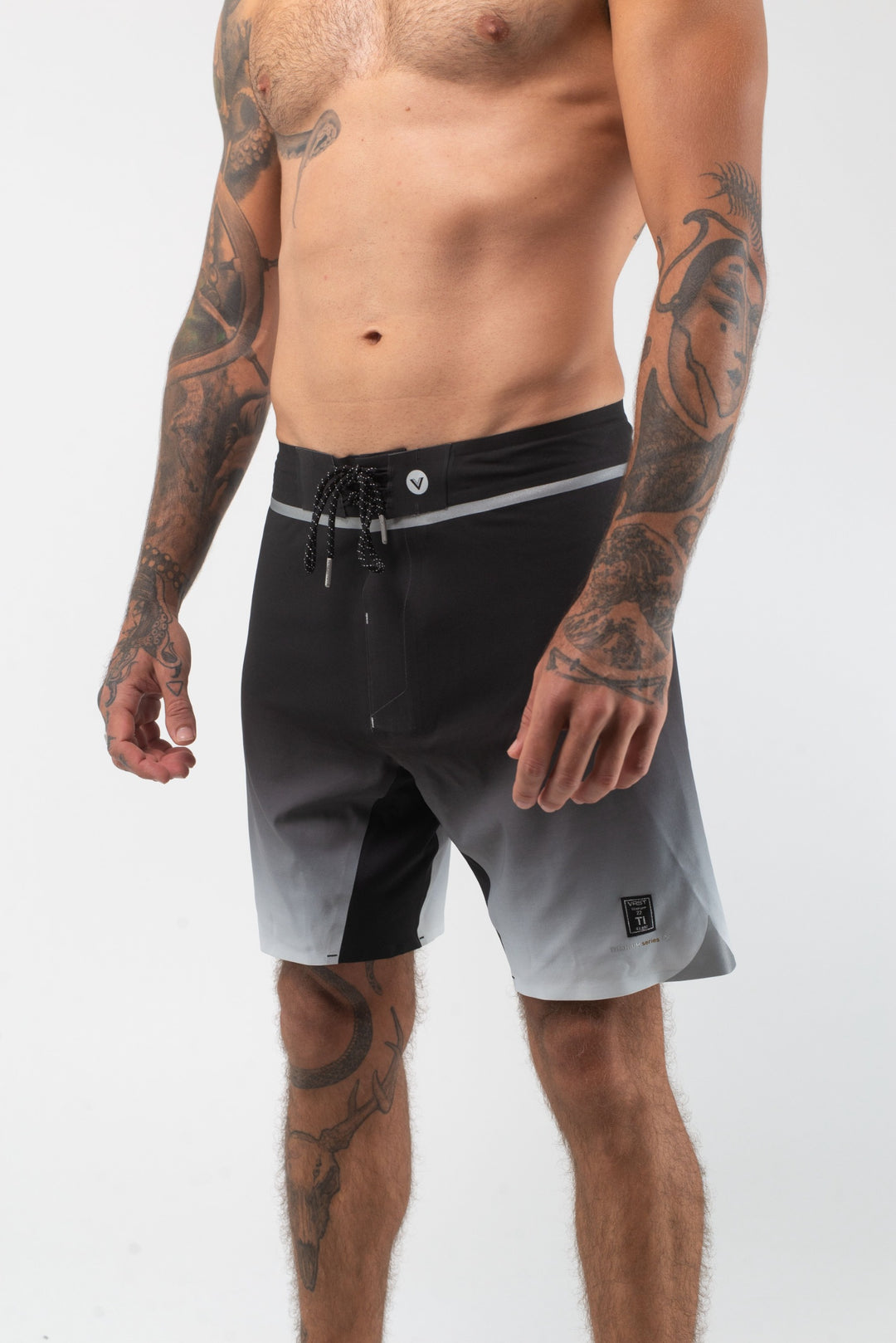 Fade to Dark Titanium Boardshort