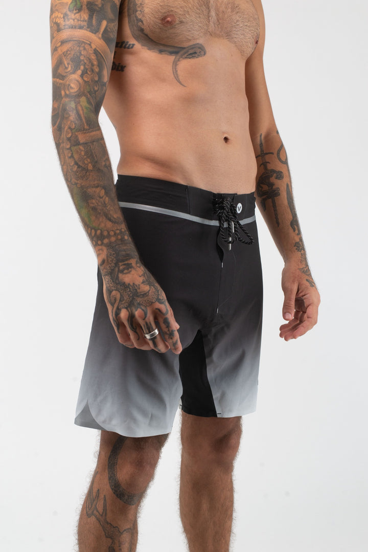 Fade to Dark Titanium Boardshort