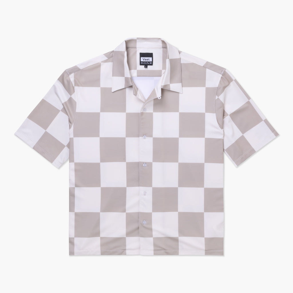 Checker Wise Boxy Fit Button Up