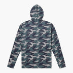 Camo Hooded Long Sleeve Sun Savior