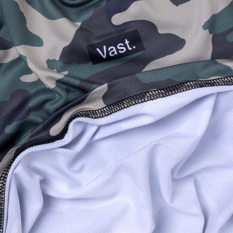 Camo Hooded Long Sleeve Sun Savior