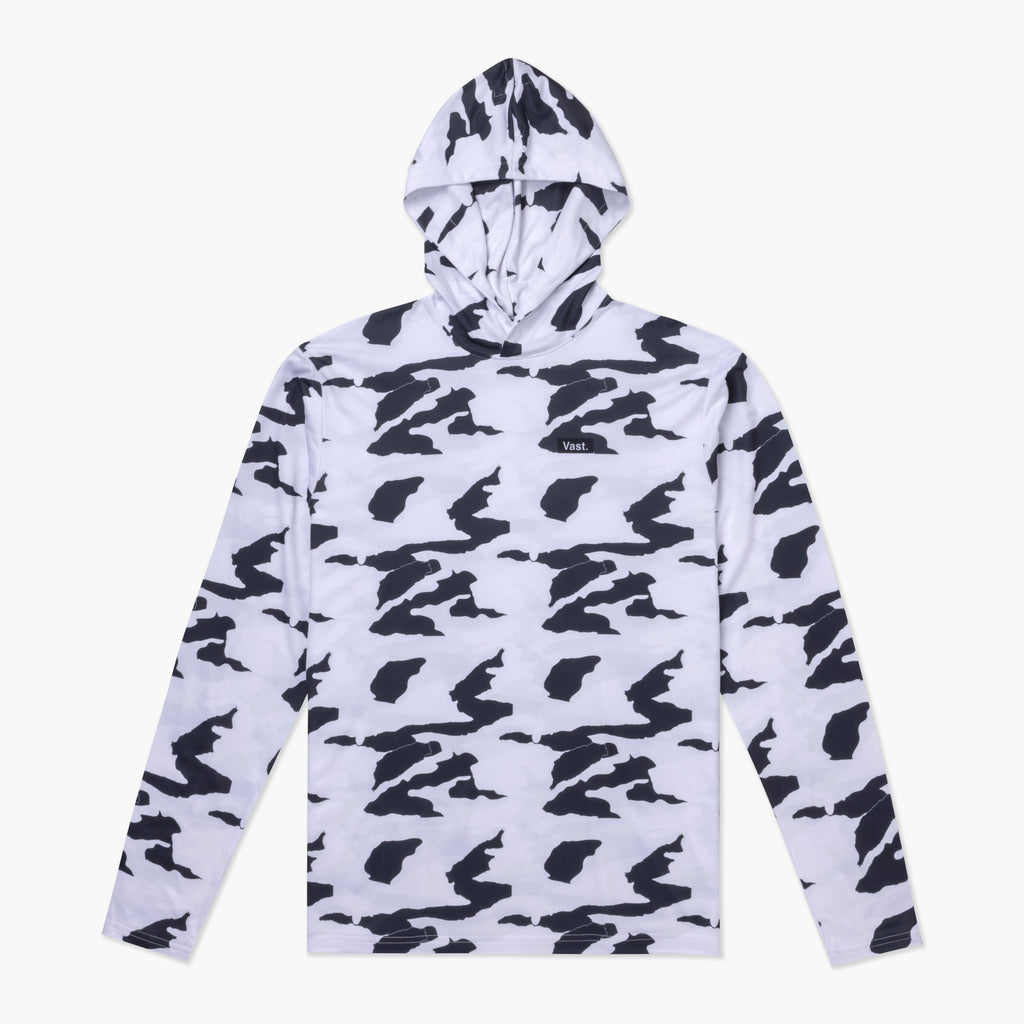 Camo Hooded Long Sleeve Sun Savior