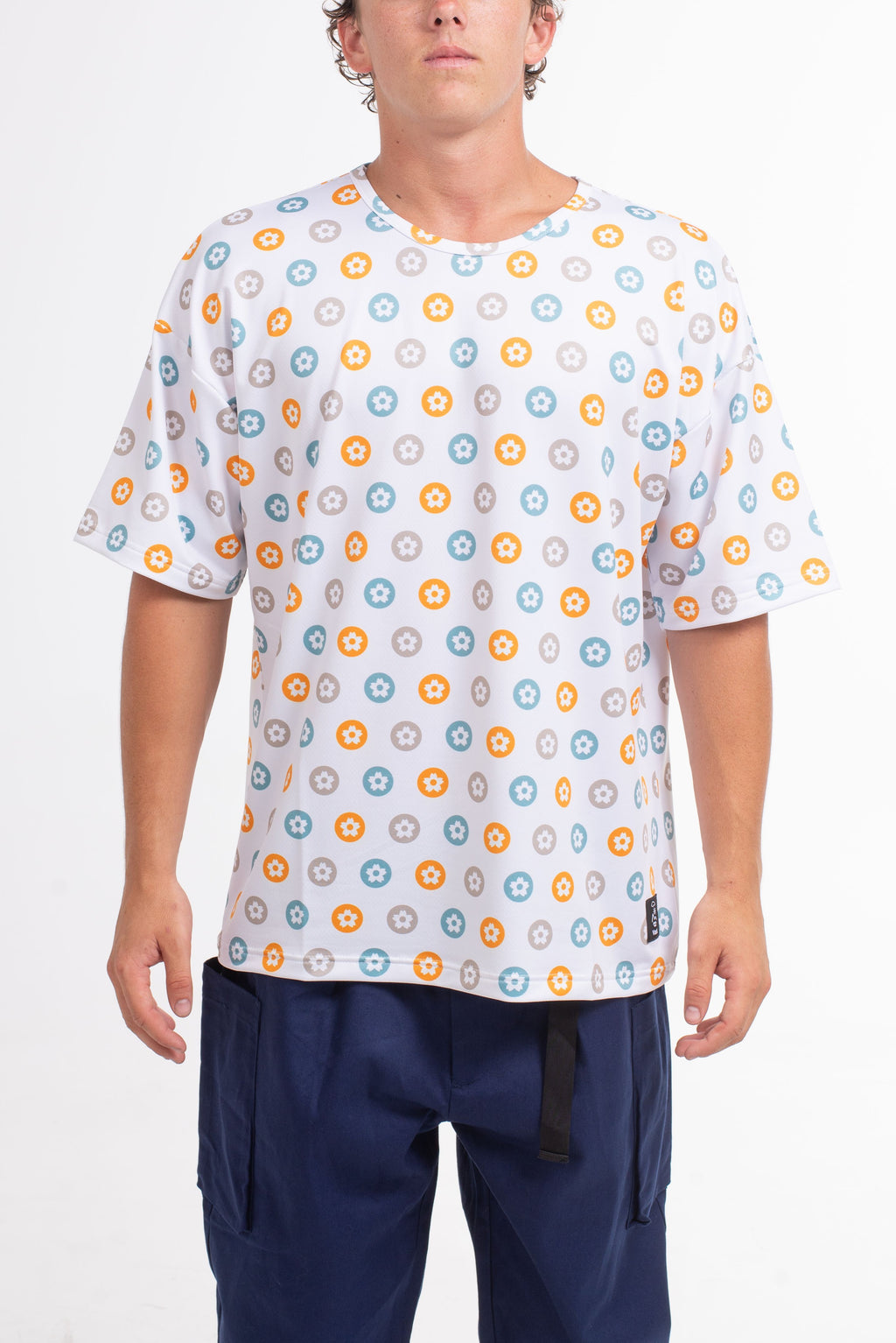 Sakura Polka Boxy Fit Tee