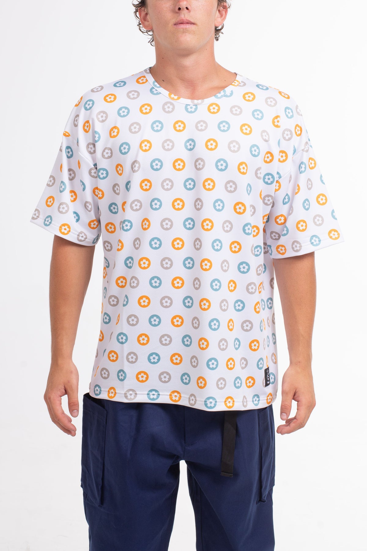 Sakura Polka Boxy Fit Tee