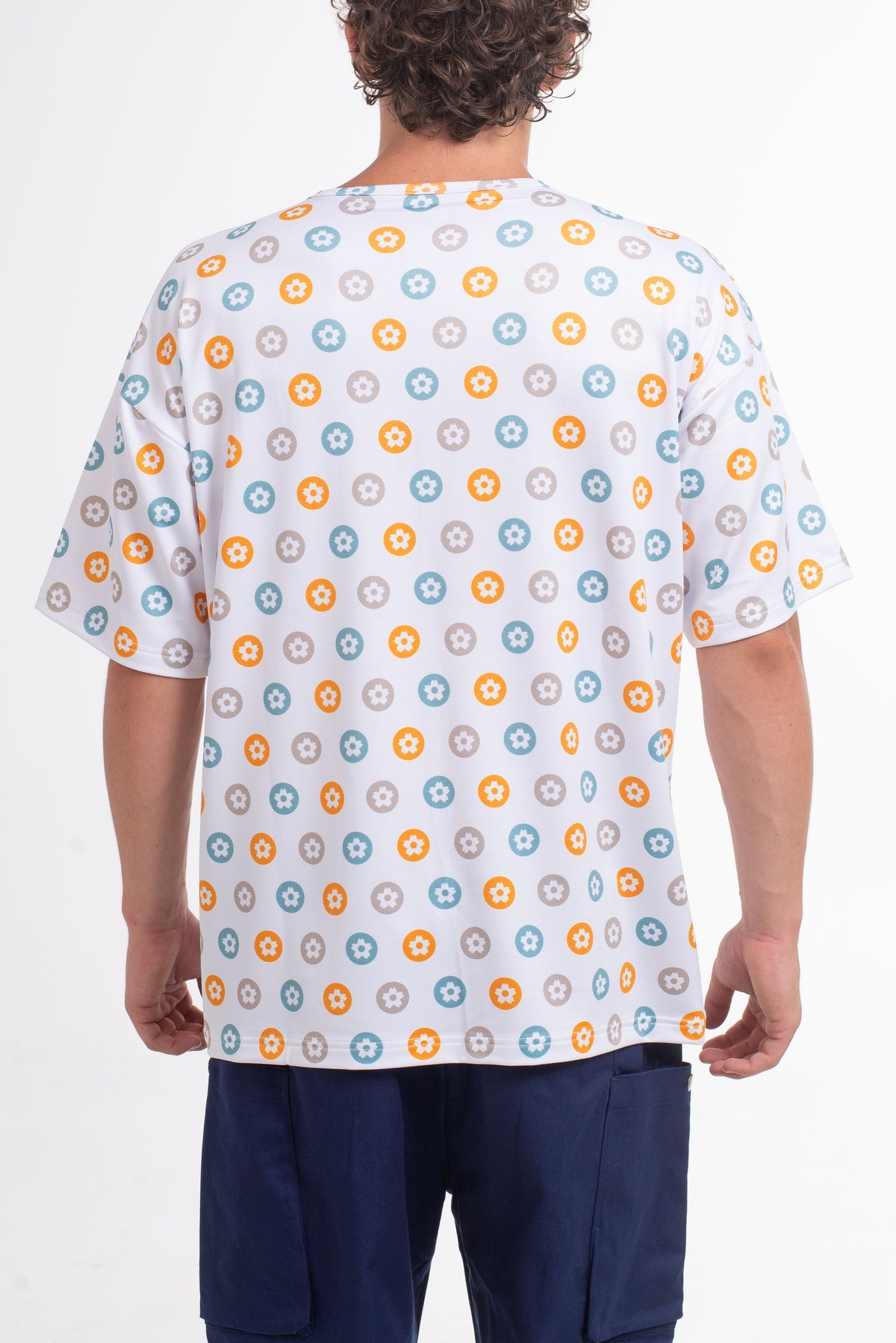 Sakura Polka Boxy Fit Tee