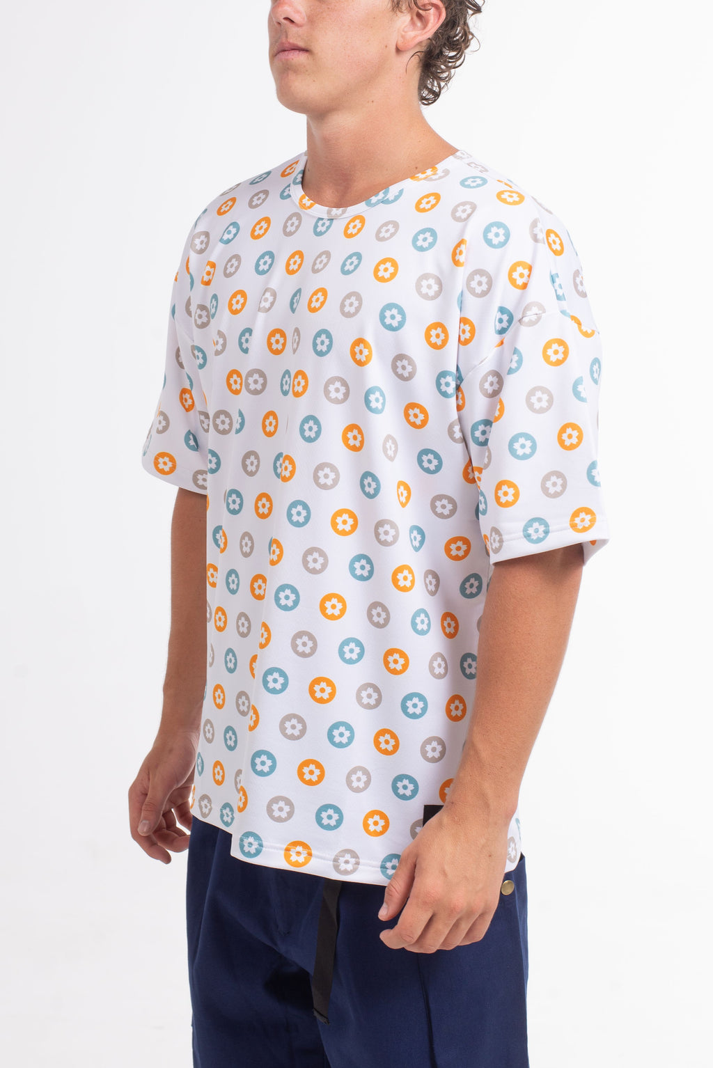 Sakura Polka Boxy Fit Tee
