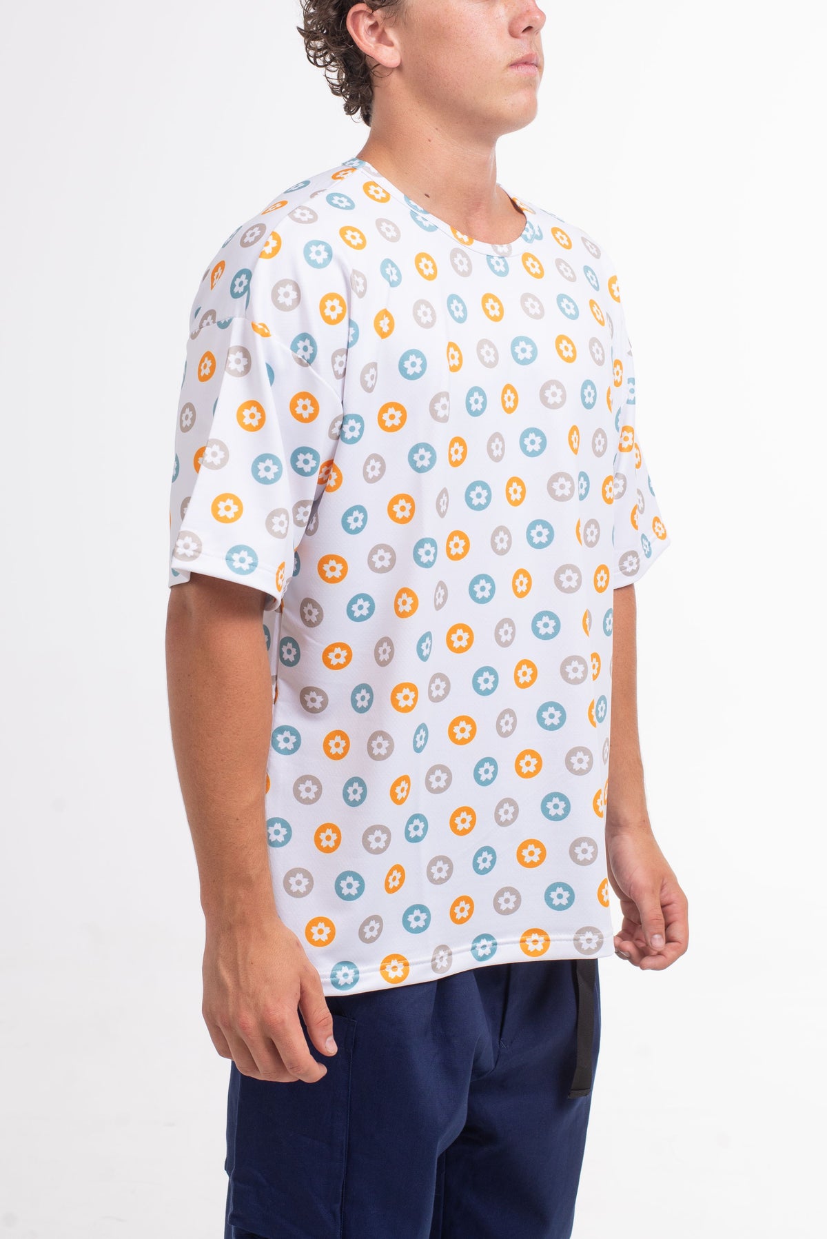 Sakura Polka Boxy Fit Tee
