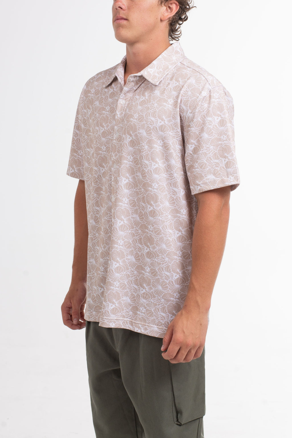Hibiscus Button Up
