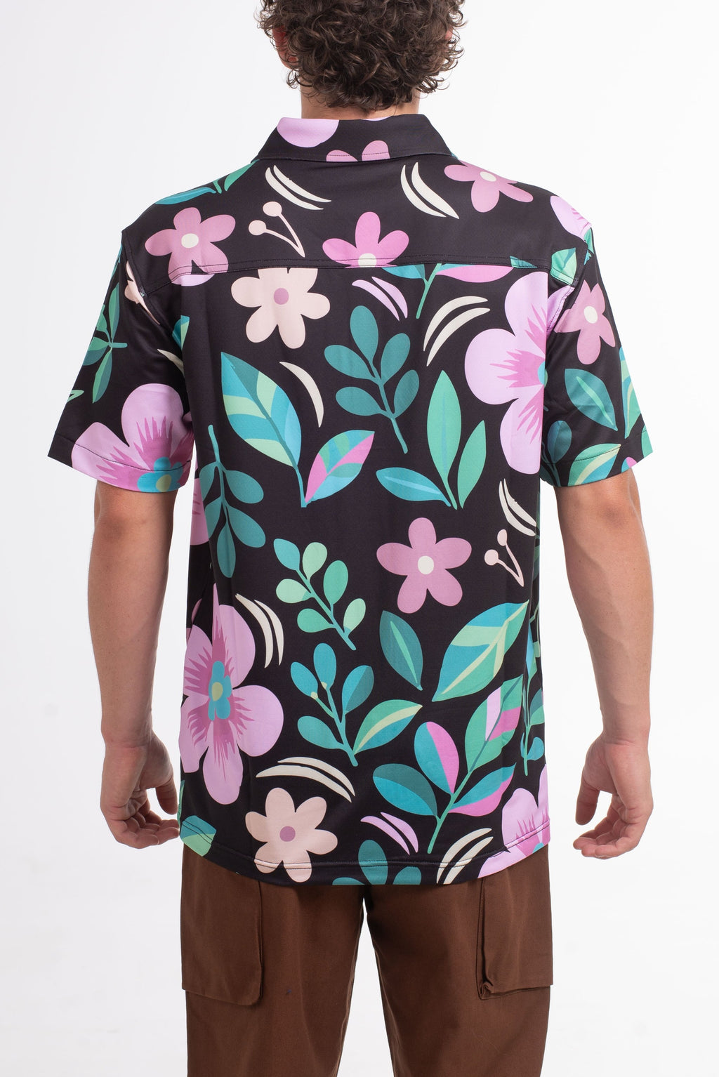Floral Foliage Button Up