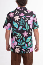 Floral Foliage Button Up