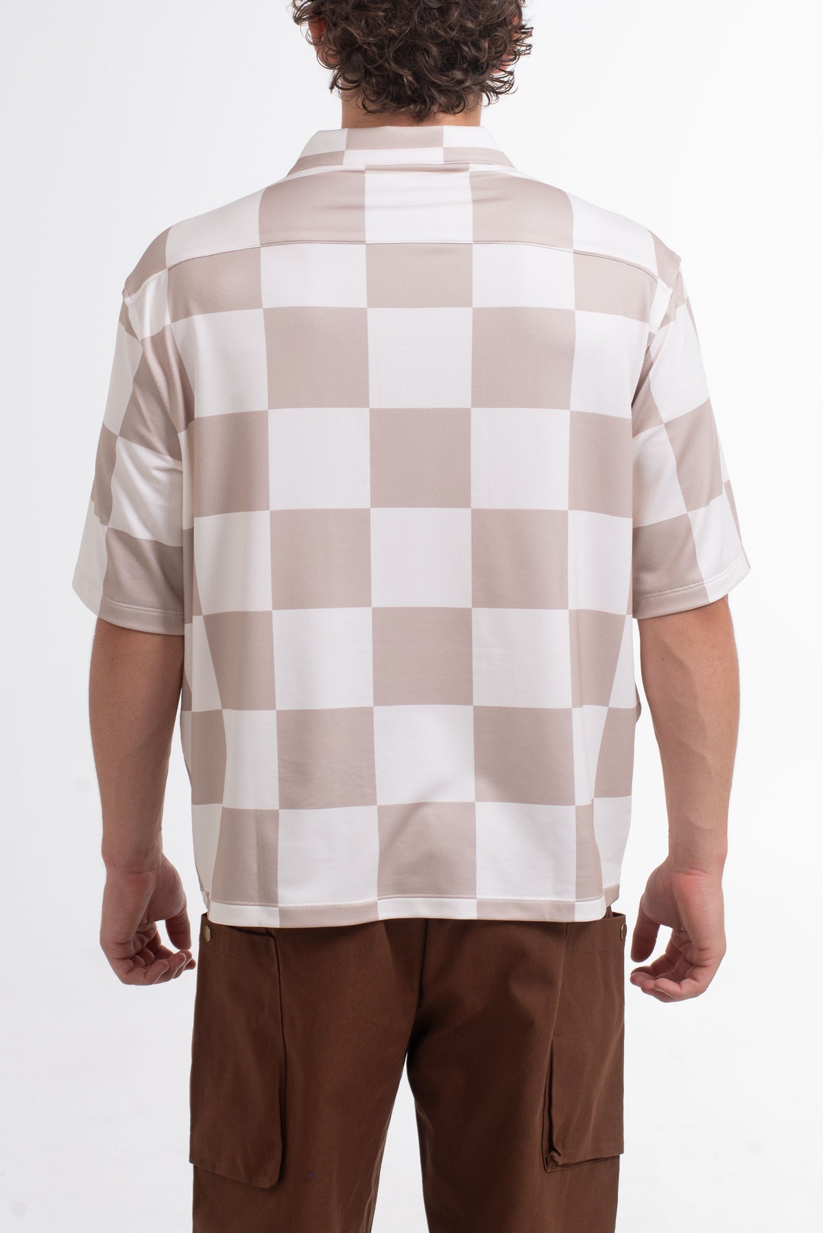 Checker Wise Boxy Fit Button Up