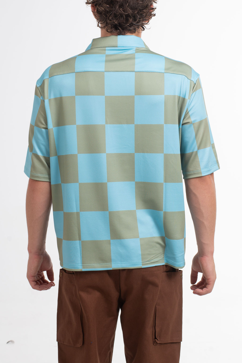 Checker Wise Boxy Fit Button Up