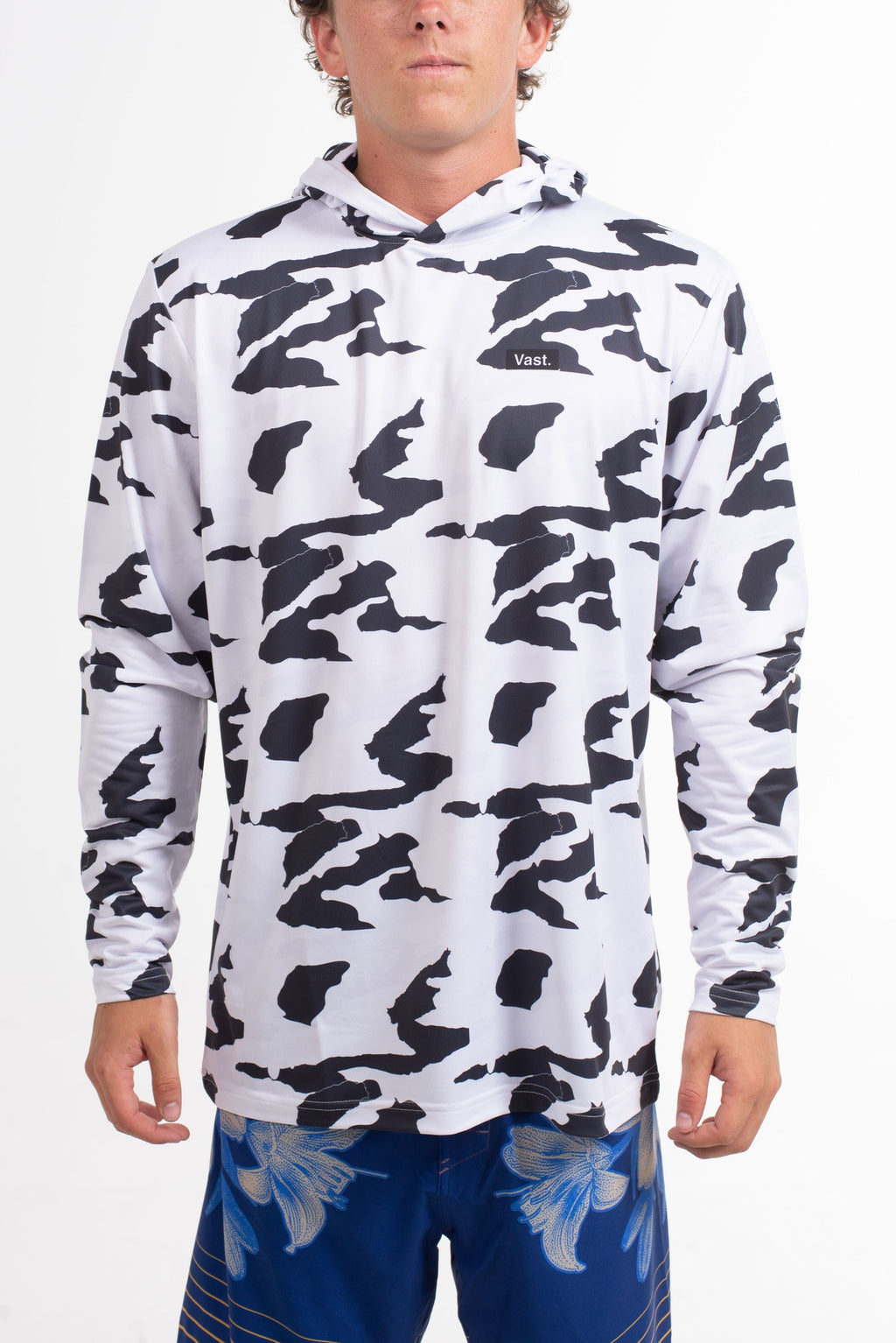 Camo Hooded Long Sleeve Sun Savior