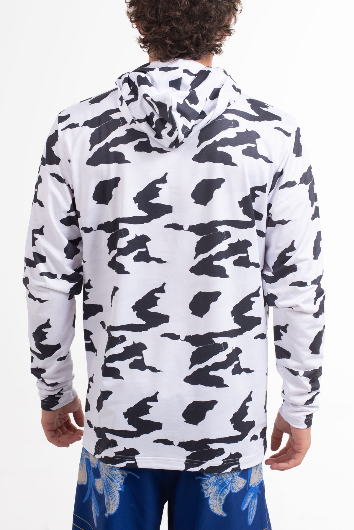 Camo Hooded Long Sleeve Sun Savior