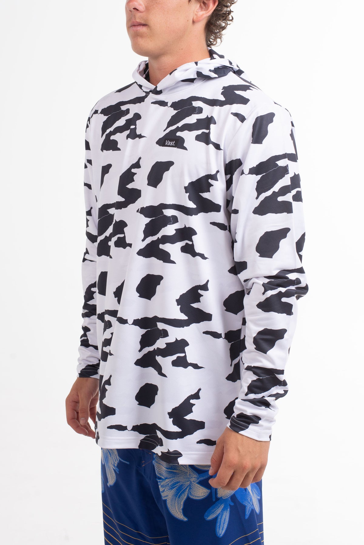 Camo Hooded Long Sleeve Sun Savior