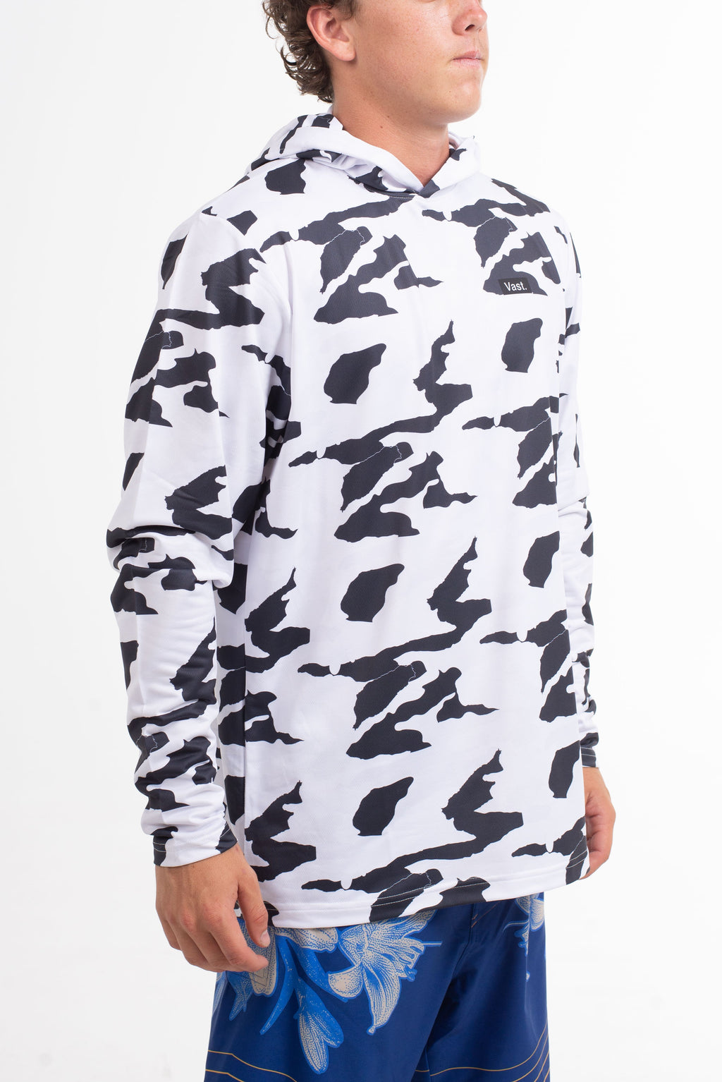 Camo Hooded Long Sleeve Sun Savior