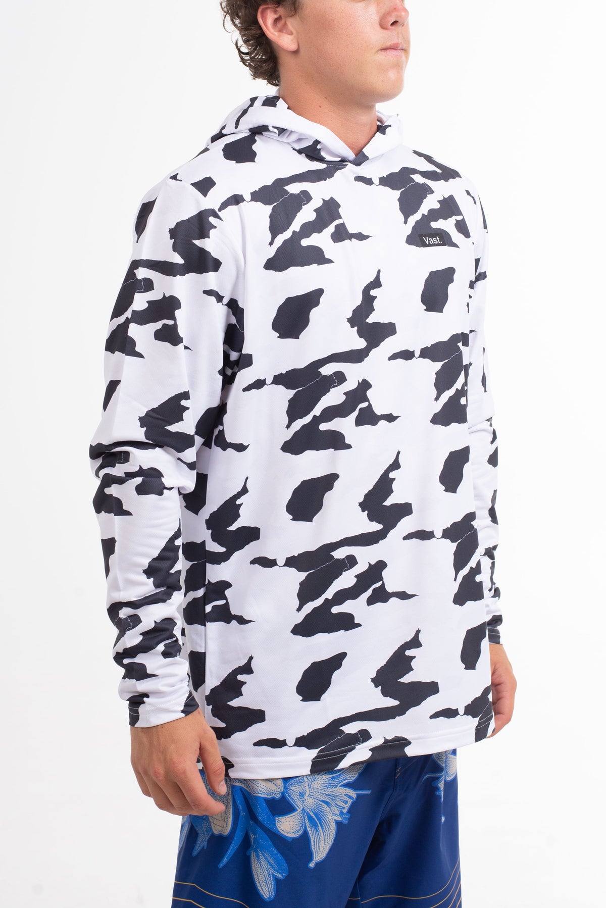 Camo Hooded Long Sleeve Sun Savior