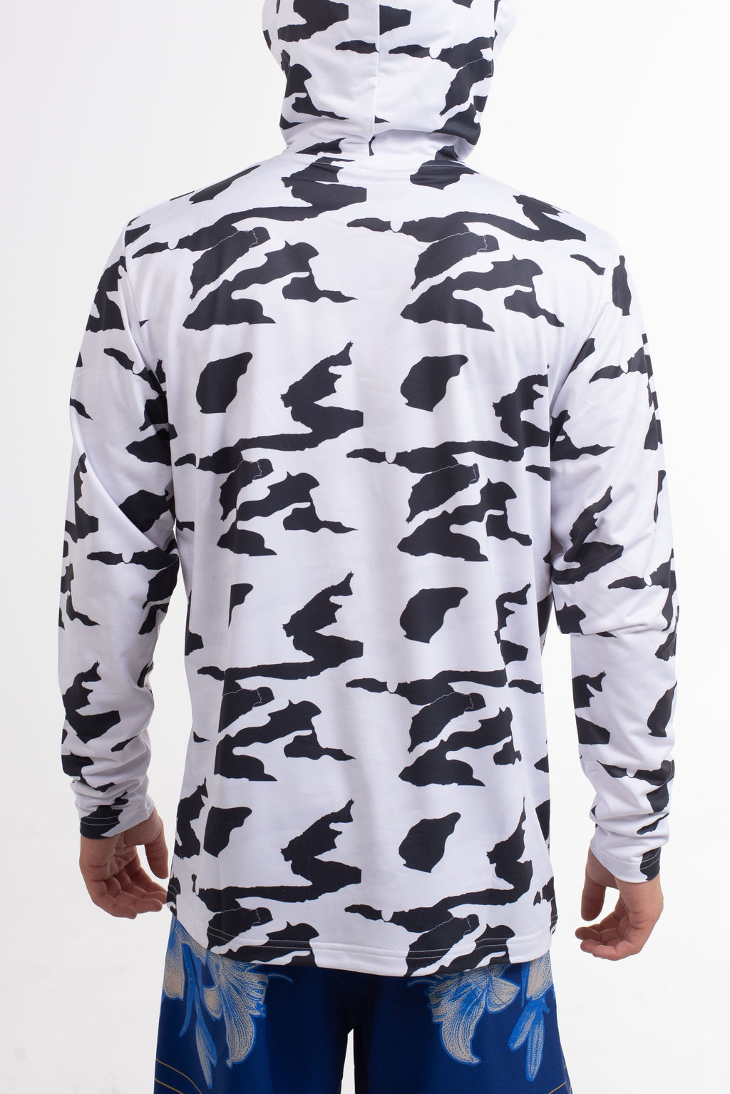 Camo Hooded Long Sleeve Sun Savior