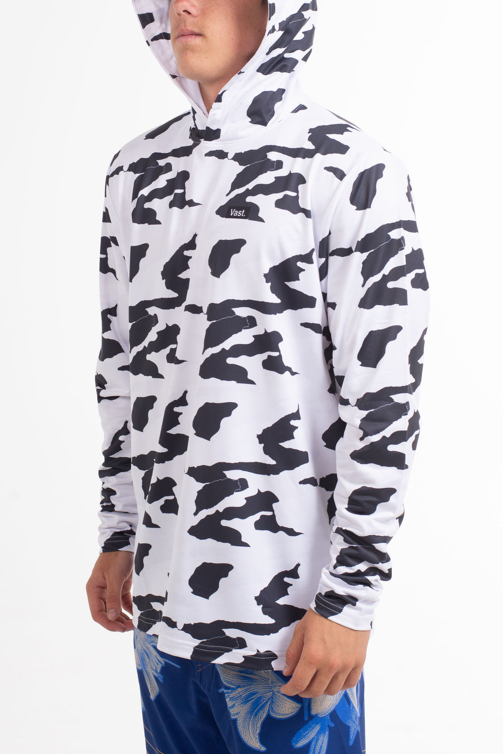 Camo Hooded Long Sleeve Sun Savior