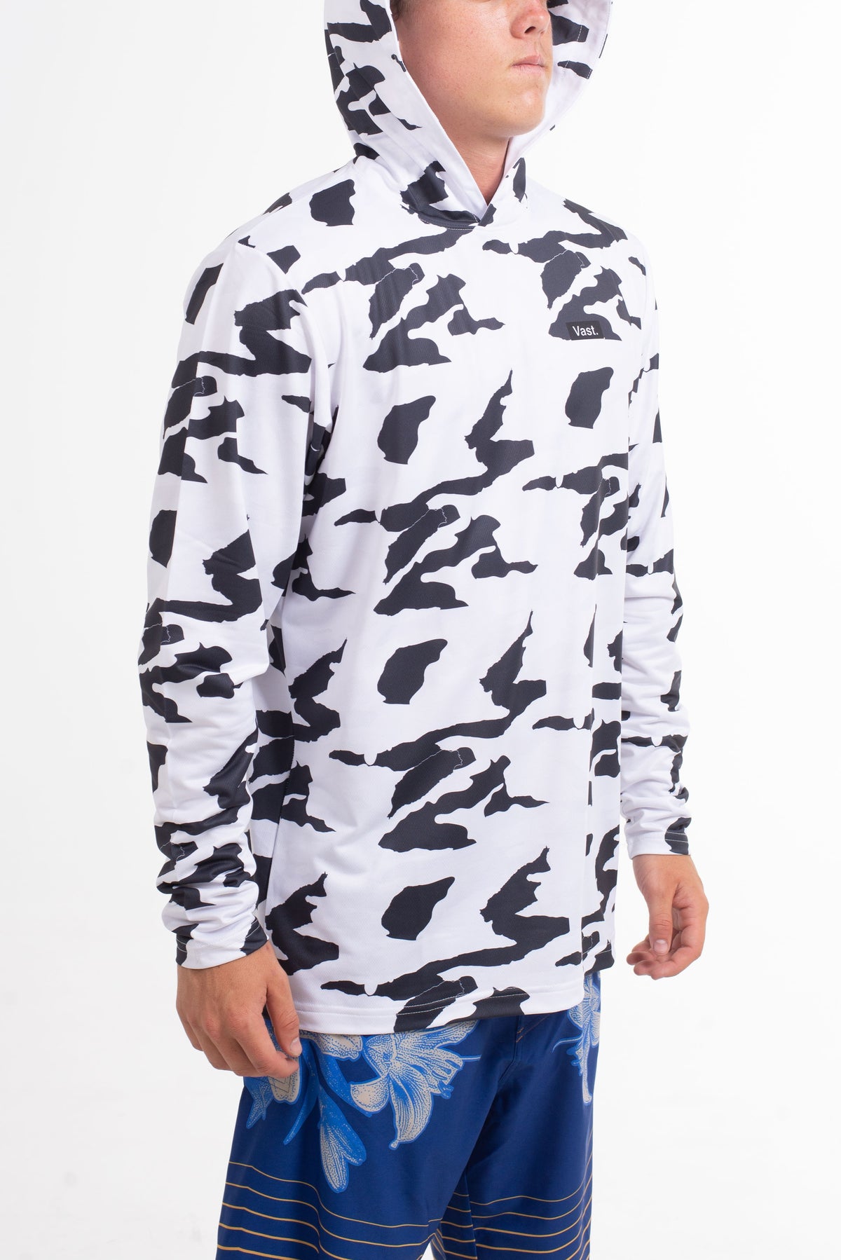 Camo Hooded Long Sleeve Sun Savior