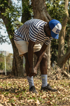 Deep Ocean Striped Socks