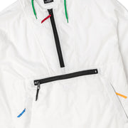 Packable All White Windbreaker