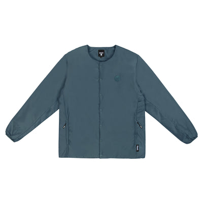 No Collar Puffy Bomber
