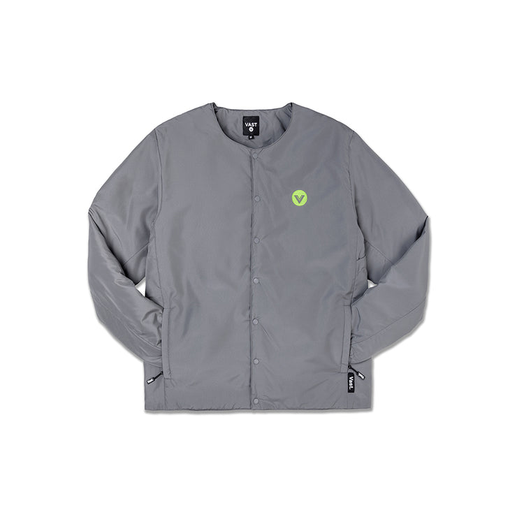 No Collar Puffy Lifestyle Jacket